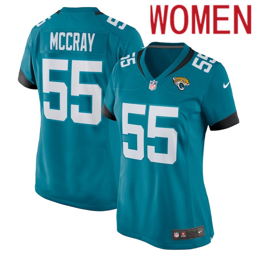 Women Jacksonville Jaguars #55 Lerentee McCray Nike Green Nike Game NFL Jersey